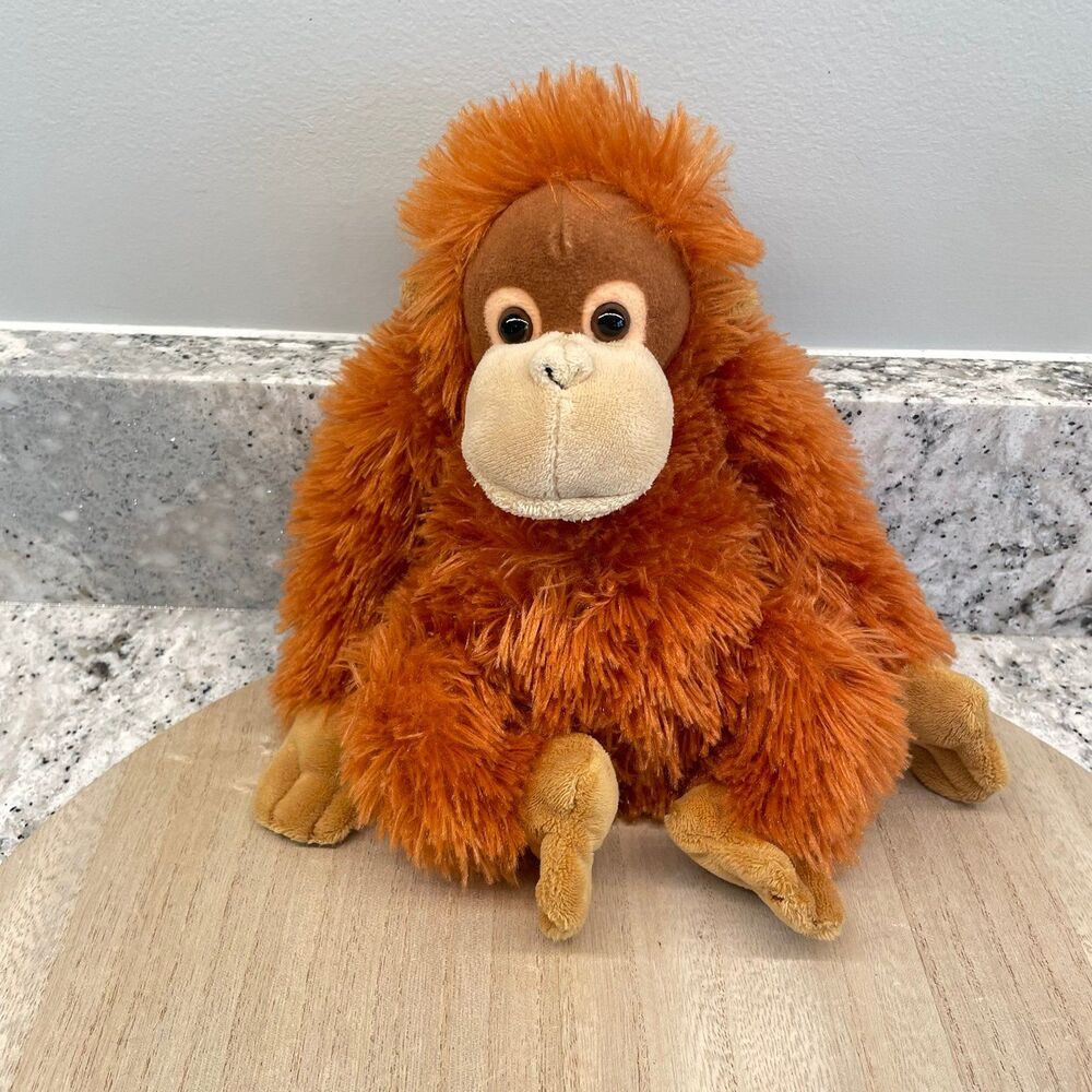 Wild Republic Orangutan Plush - Cuddlekins Mini Stuffed Animal - 8" Monkey
